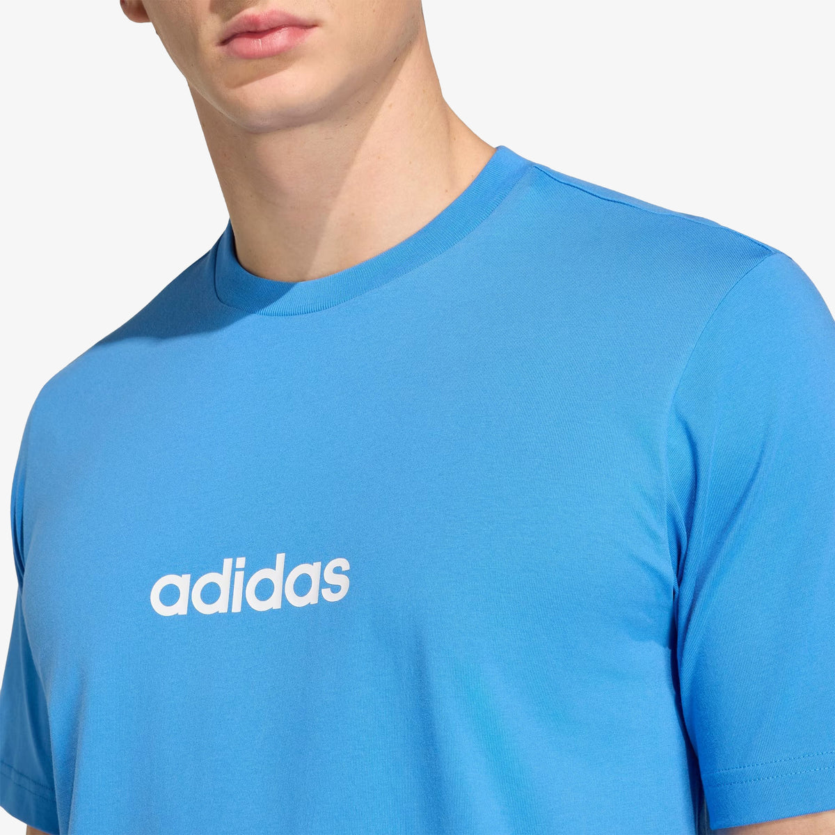 Camiseta Adidas Essentials Hombre Azul