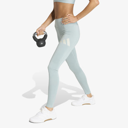 Licra Larga Adidas Train Essentials Logo Grande Mujer Verde