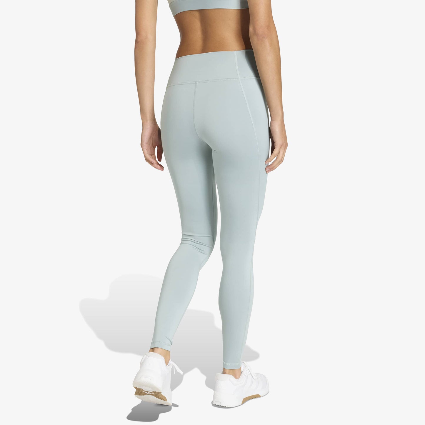 Licra Larga Adidas Train Essentials Logo Grande Mujer Verde