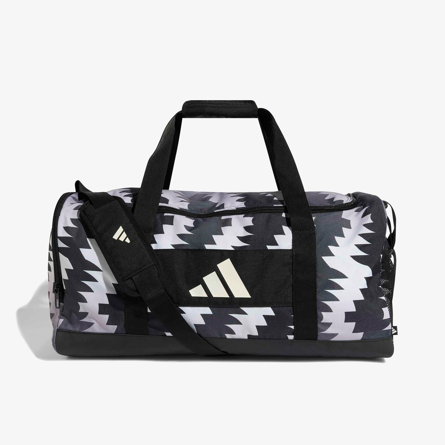 Maleta Deportiva Adidas Graphic Tiro Unisex Negro Blanco
