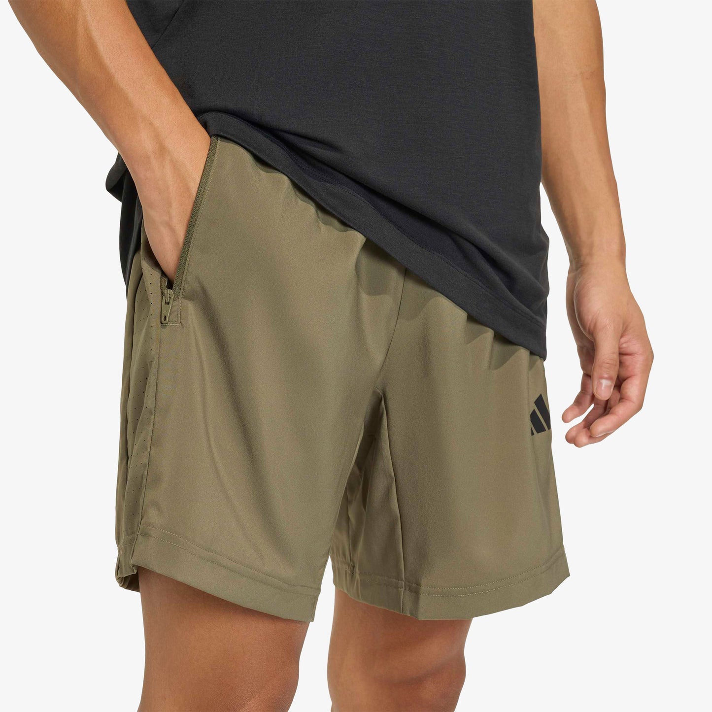 Pantaloneta Adidas Workout Essentials Hombres Verde