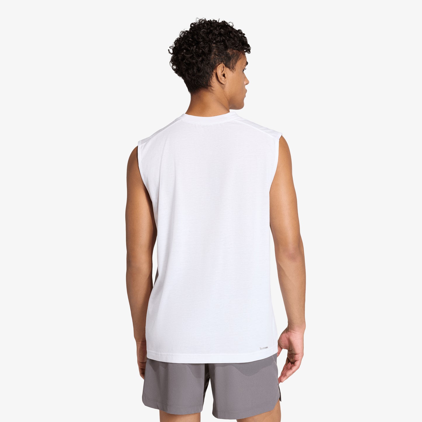 Camiseta Adidas Workout Essentials Feel Ready Hombre Blanco