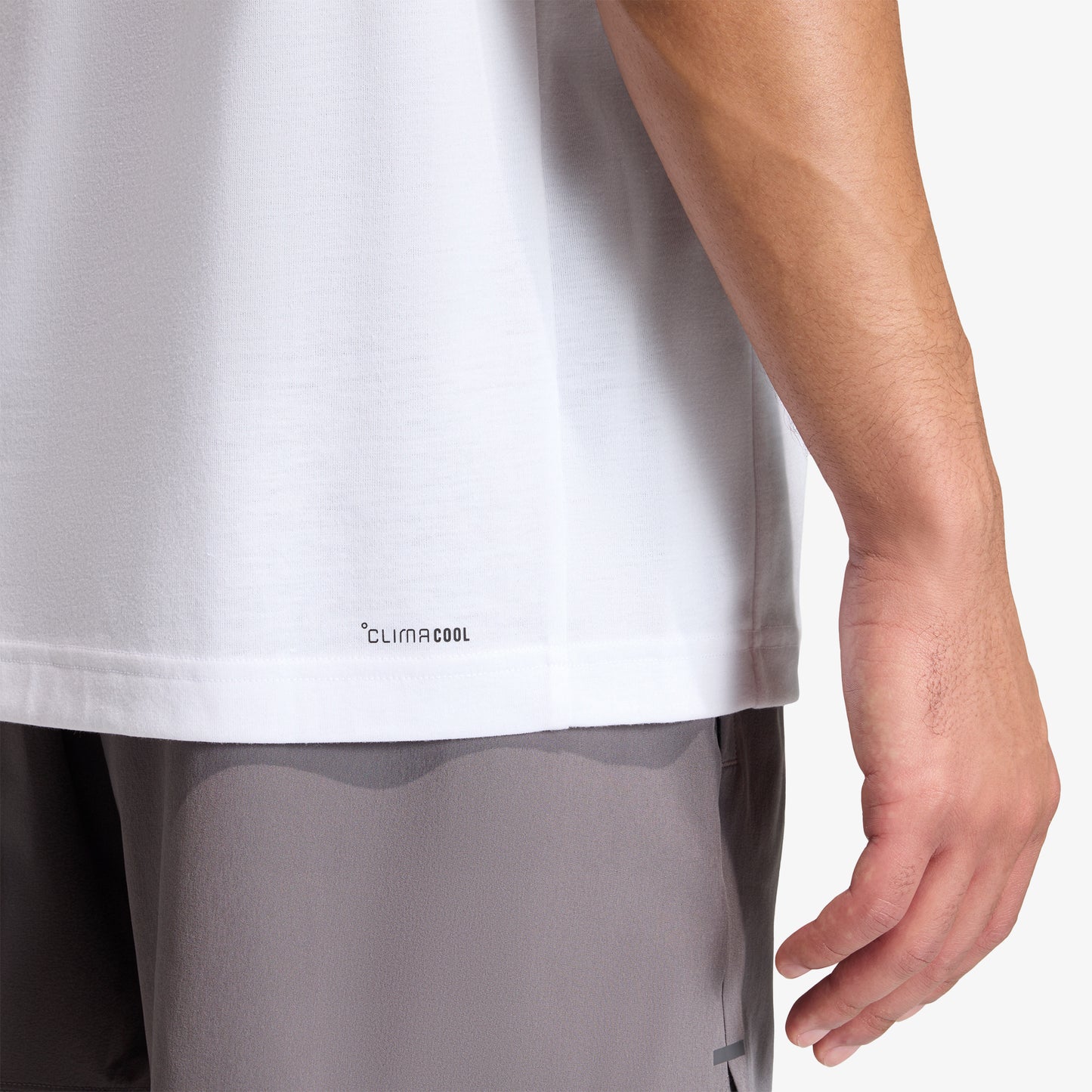 Camiseta Adidas Workout Essentials Feel Ready Hombre Blanco