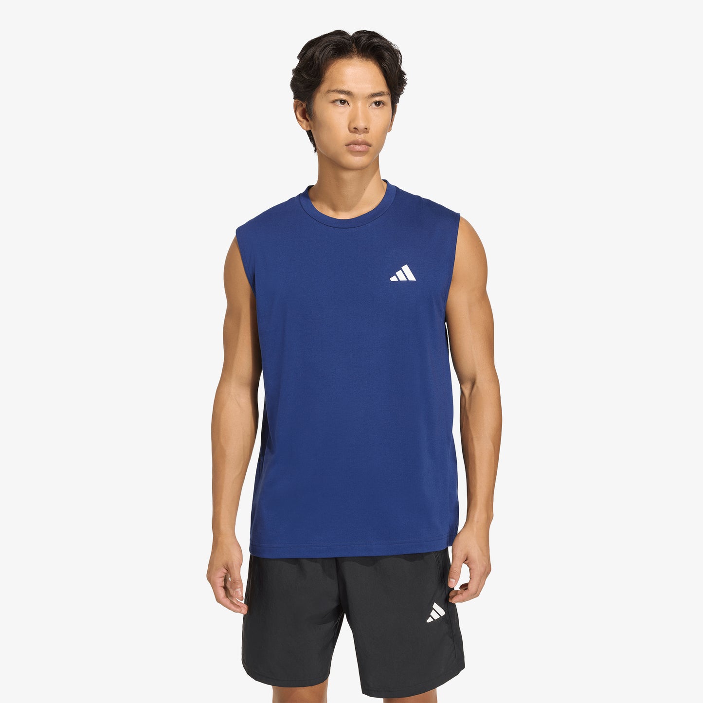 Camisilla Esqueleto Adidas Workout Essentials Feelready Hombre Azul