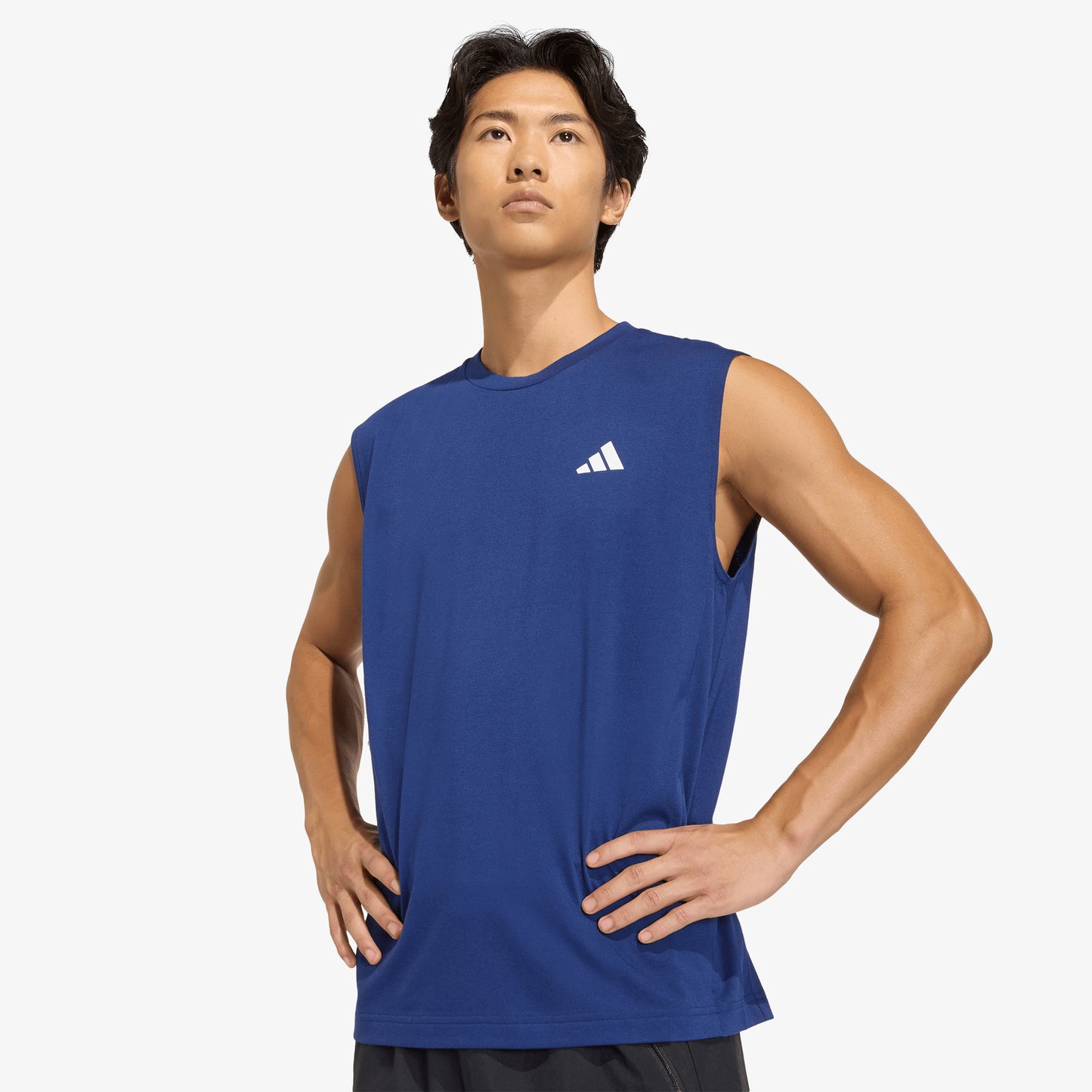Camisilla Esqueleto Adidas Workout Essentials Feelready Hombre Azul