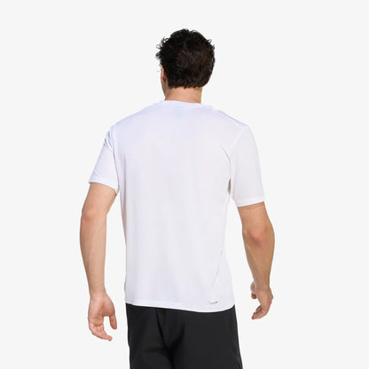 Camiseta Adidas Workout Essentials Hombre Blanco