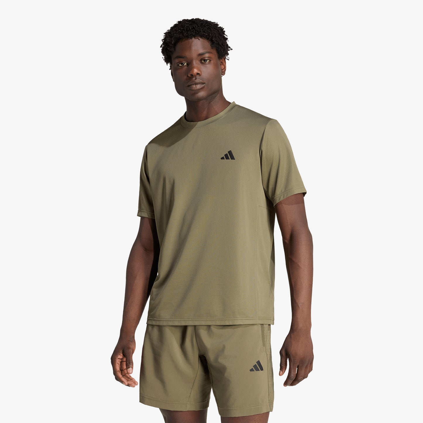 Camiseta Adidas Workout Essentials Base Hombre Verde