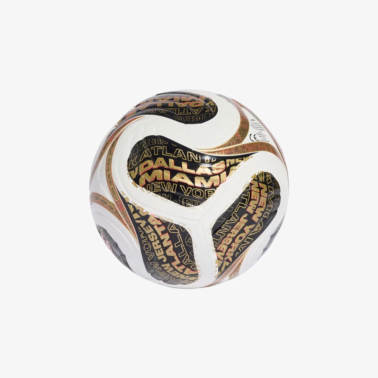 Balon Mini Adidas Trionda Final LGE Unisex Blanco Dorado