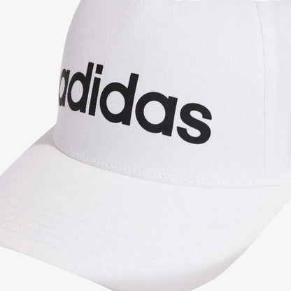 Gorra Adidas Linear Unisex Blanca Negra