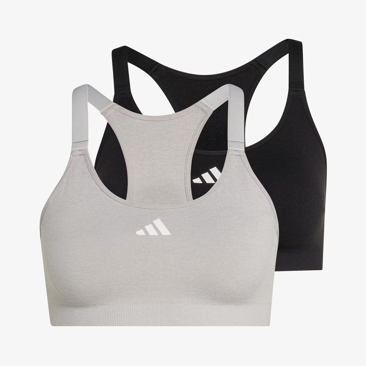 Tops Adidas Optime Essentials x2 Mujer Negro Gris