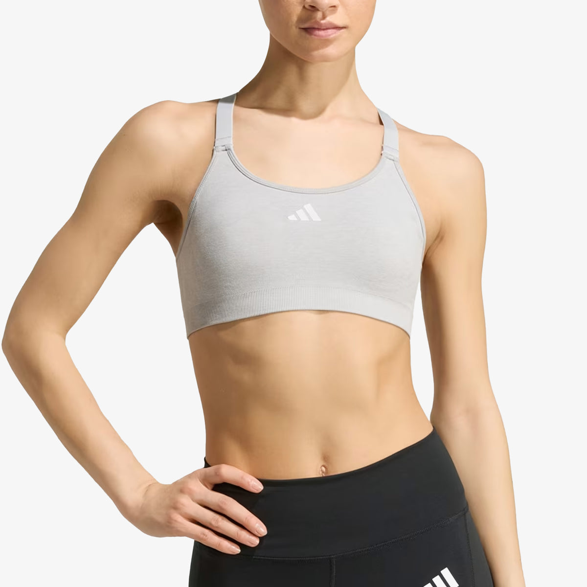 Tops Adidas Optime Essentials x2 Mujer Negro Gris