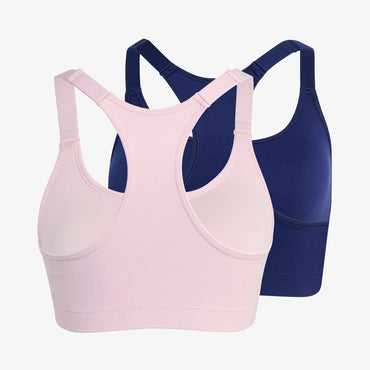 Tops Adidas Optime Essentials x2 Mujer Negro Rosa