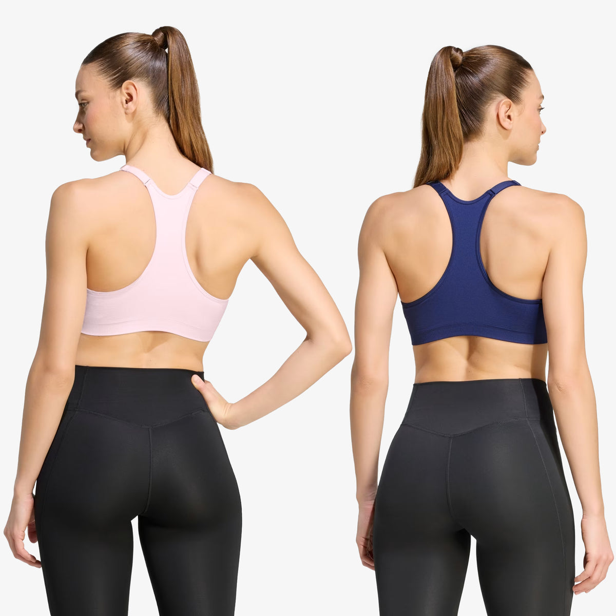 Tops Adidas Optime Essentials x2 Mujer Negro Rosa