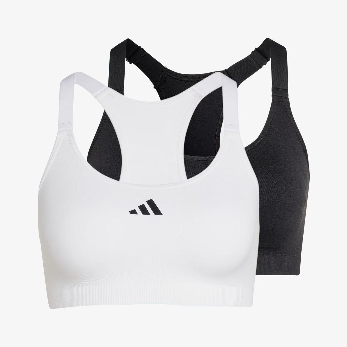 Tops Adidas Optime Essentials x2 Mujer Negro Blanco