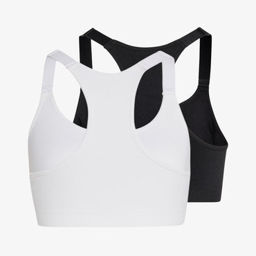Tops Adidas Optime Essentials x2 Mujer Negro Blanco