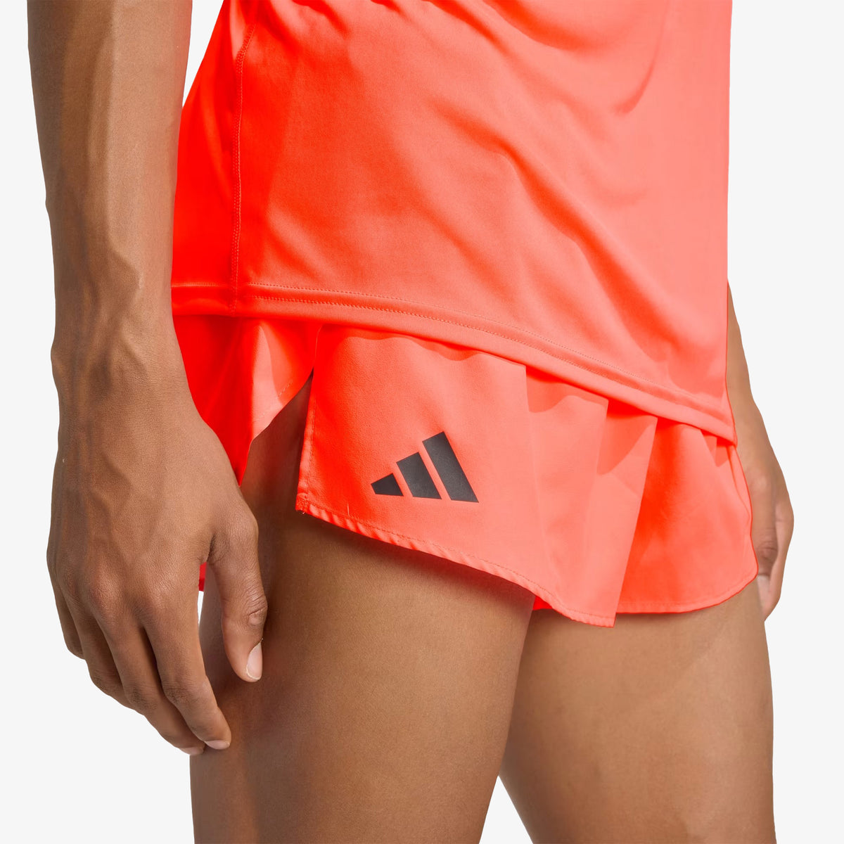 Short Adidas Adizero Essentials Split Hombre Naranja
