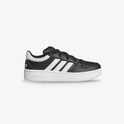 Tenis Adidas Hoops Classic Niño Negro Blanco