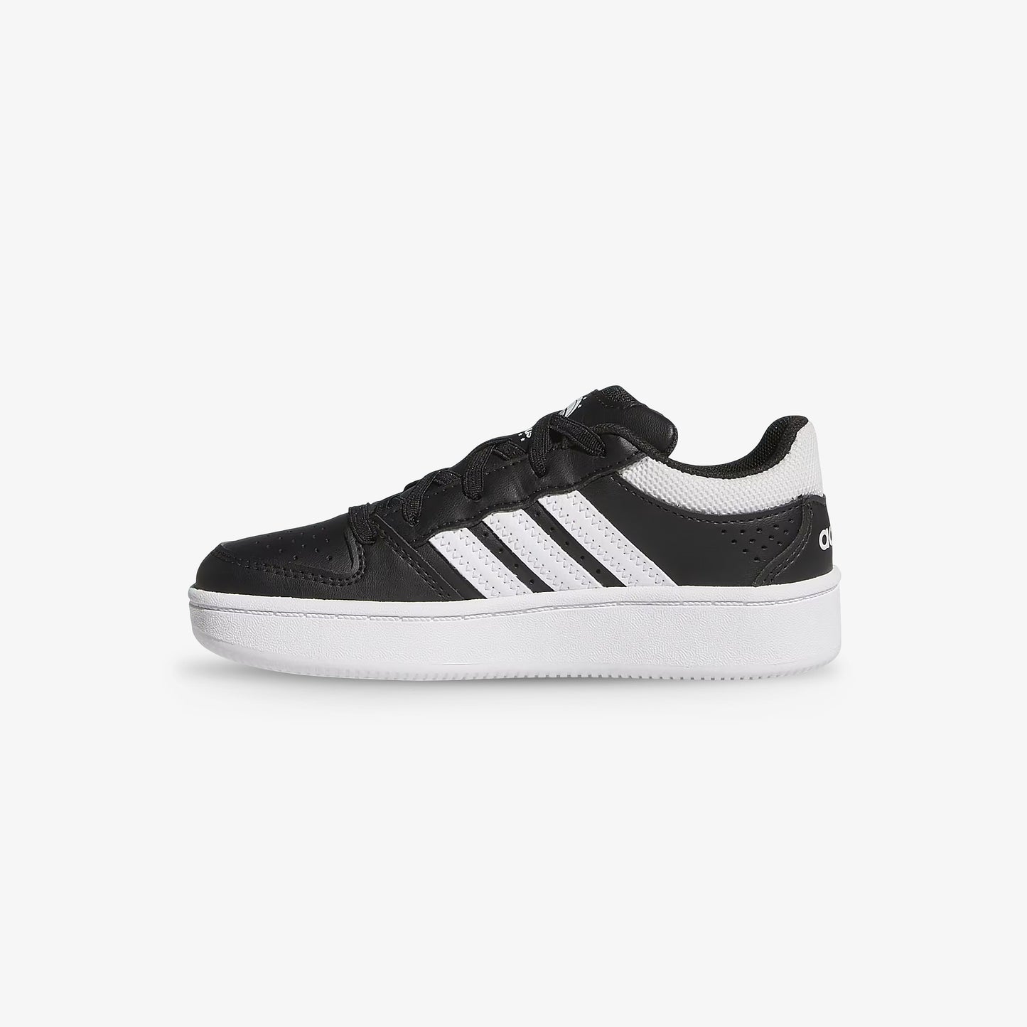 Tenis Adidas Hoops Classic Niño Negro Blanco