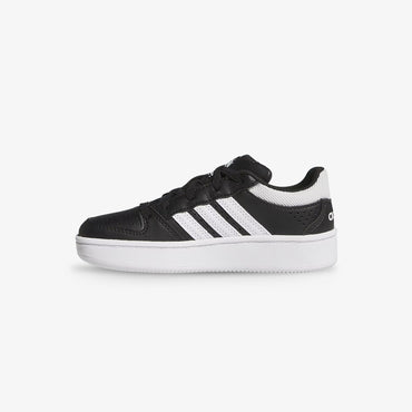 Tenis Adidas Hoops Classic Niño Negro Blanco