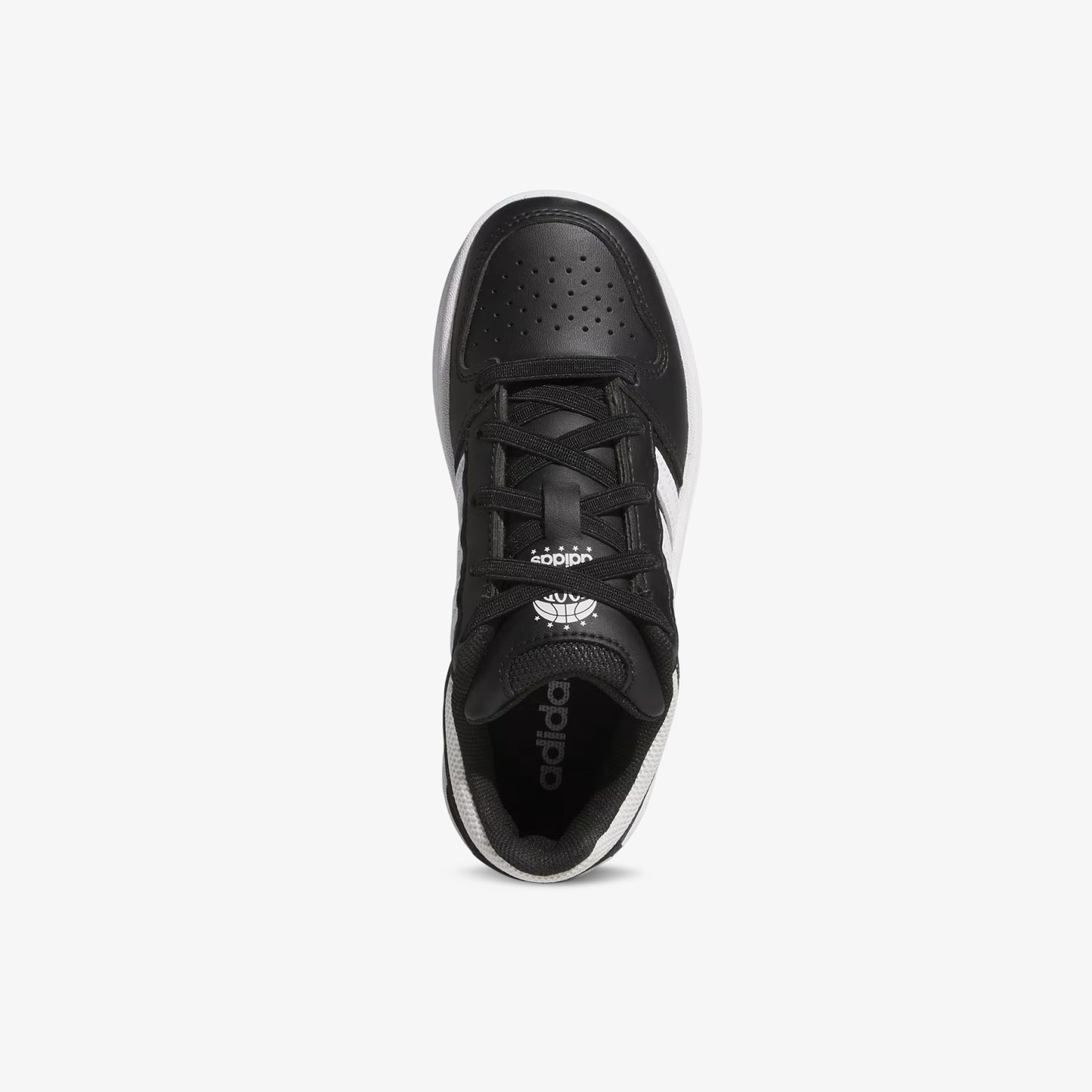 Tenis Adidas Hoops Classic Niño Negro Blanco
