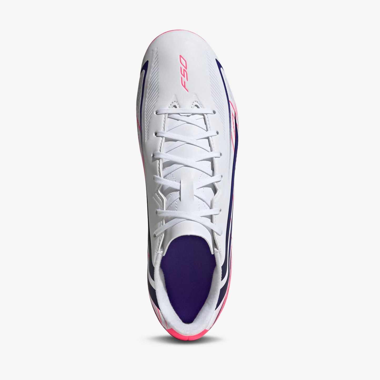 Guayos Adidas Multiterreno F50 Hyperfast Unisex Blanco Rosa