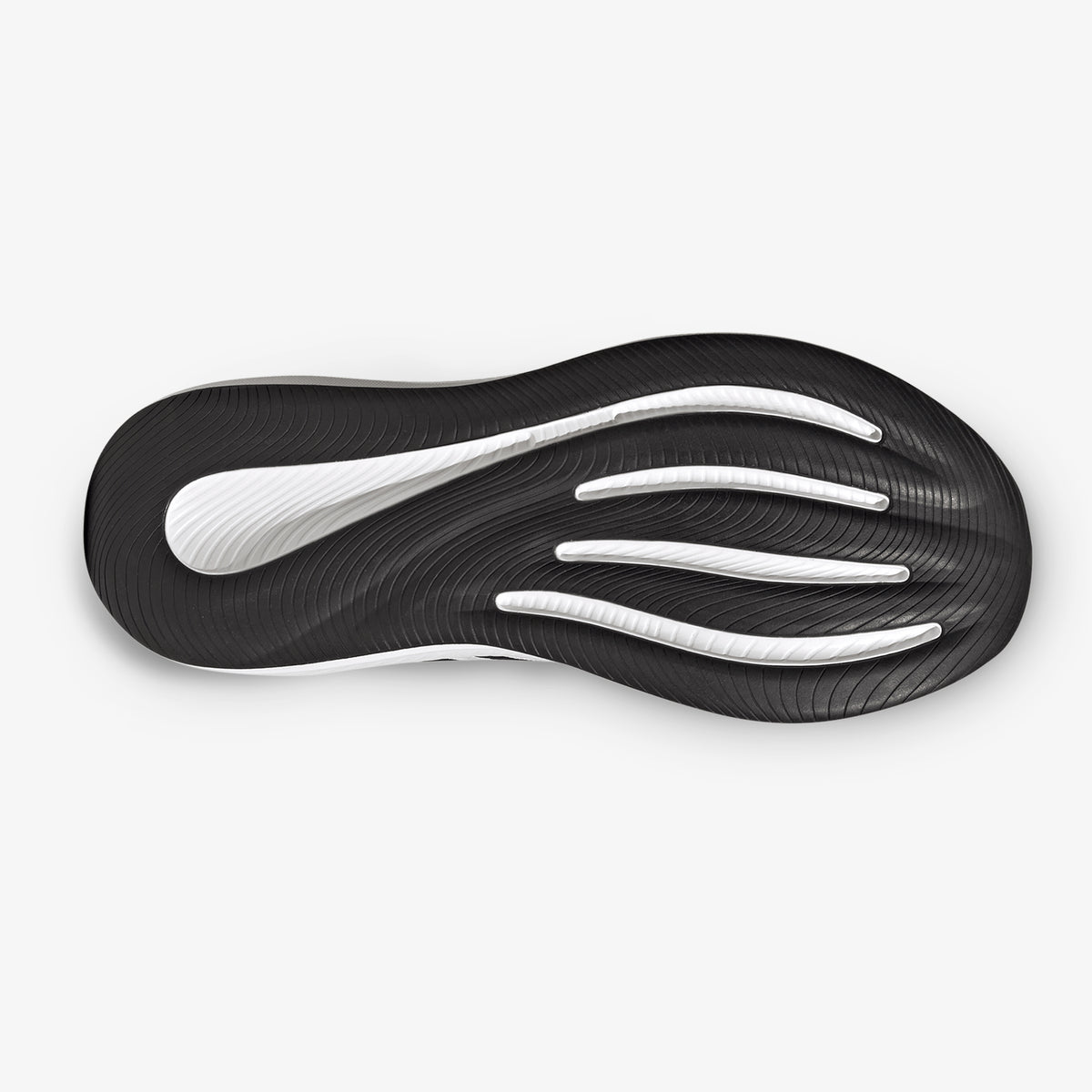 Suela del Tenis Adidas Response Runner 2 Unisex mostrando el diseño antideslizante.