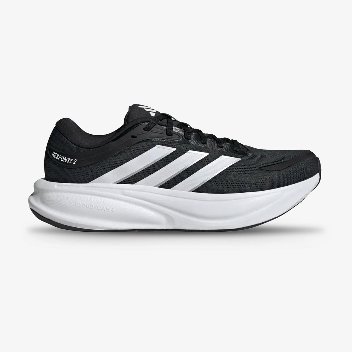 Tenis Adidas Response 2 Hombre Negro Blanco