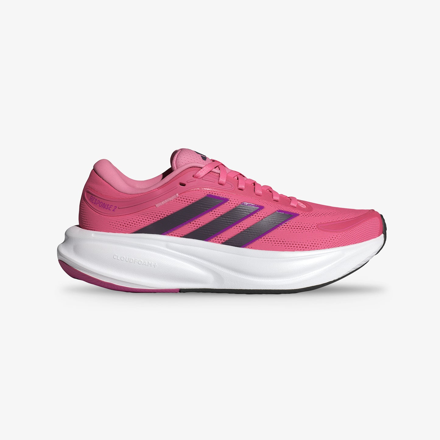 Tenis Adidas Response Runner 2 Mujer Rosado Blanco