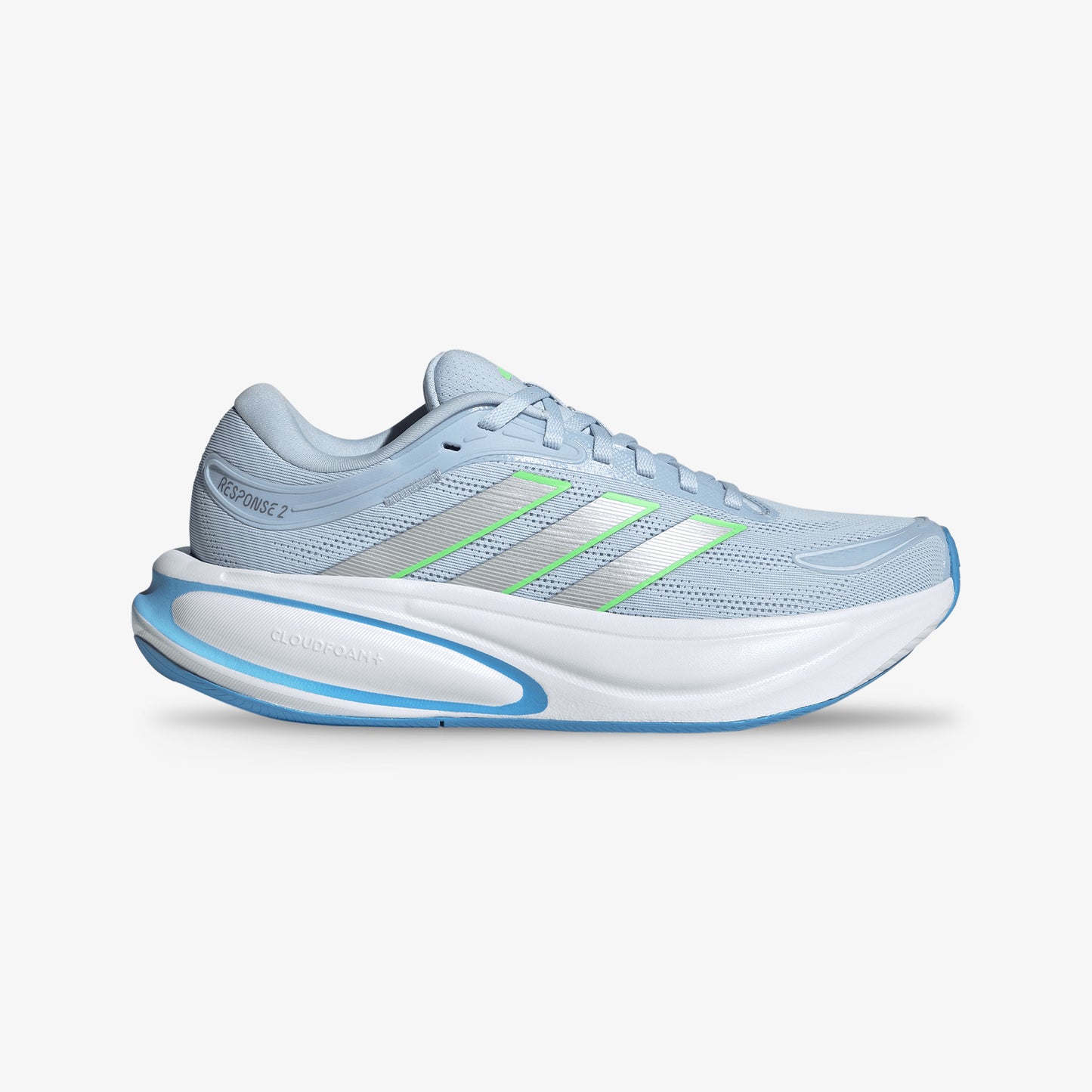 Tenis Adidas Response Runner 2 Mujer Azul Blanco