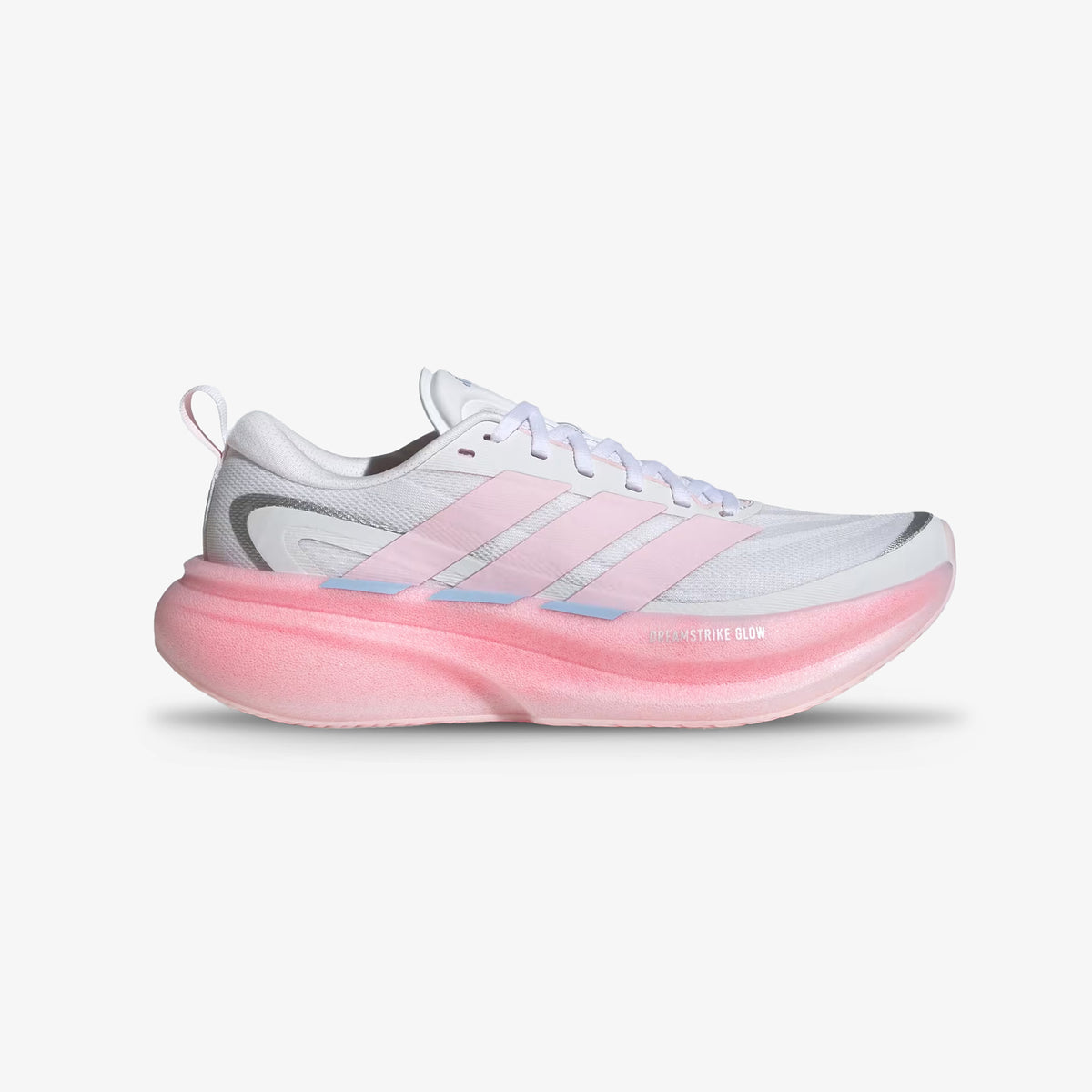 Tenis Adidas Supernova Glide Mujer Blanco Rosa