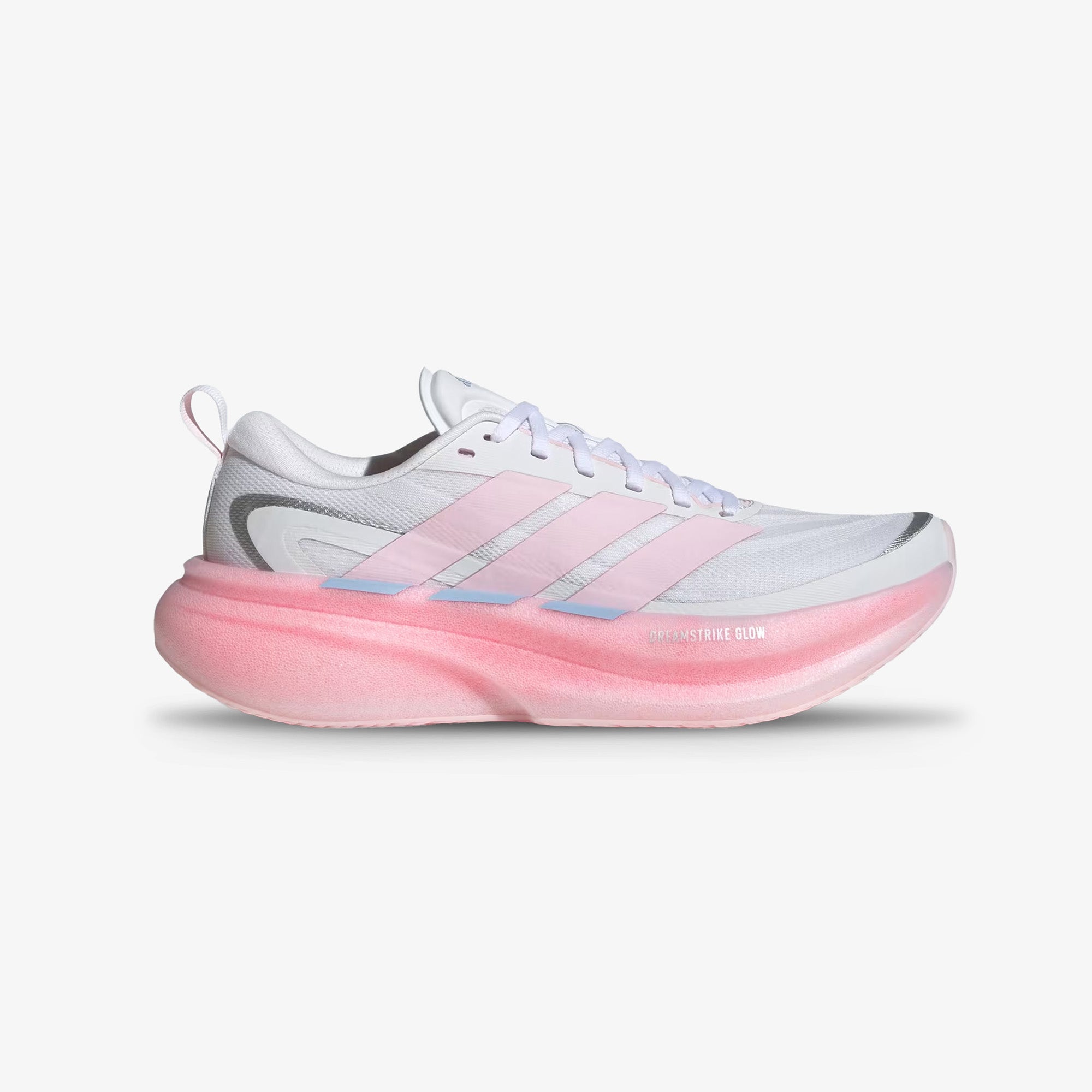 Tenis Adidas Supernova Glide Mujer Blanco Rosa