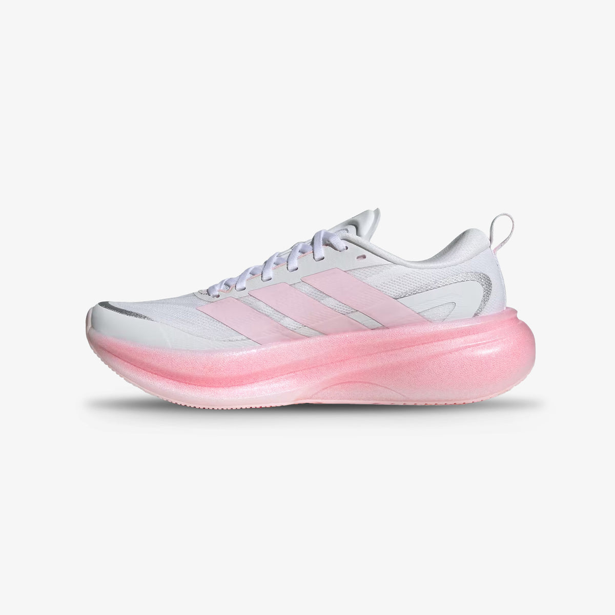 Tenis Adidas Supernova Glide Mujer Blanco Rosa