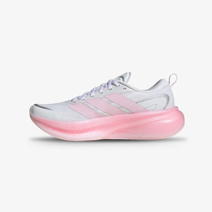 Tenis Adidas Supernova Glide Mujer Blanco Rosa