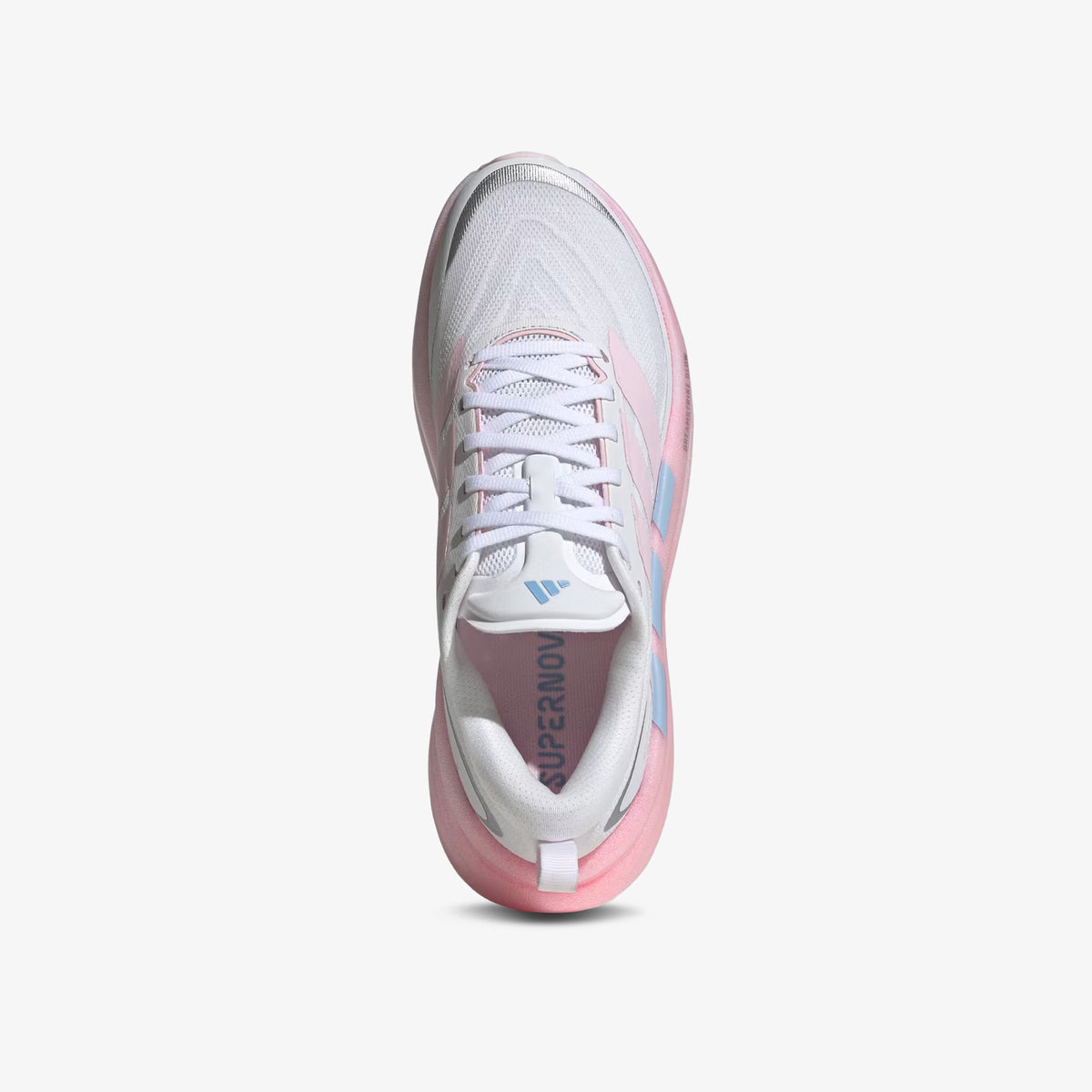 Tenis Adidas Supernova Glide Mujer Blanco Rosa