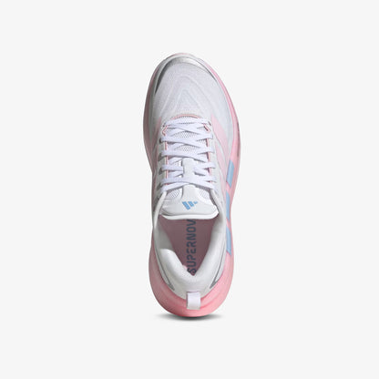 Tenis Adidas Supernova Glide Mujer Blanco Rosa
