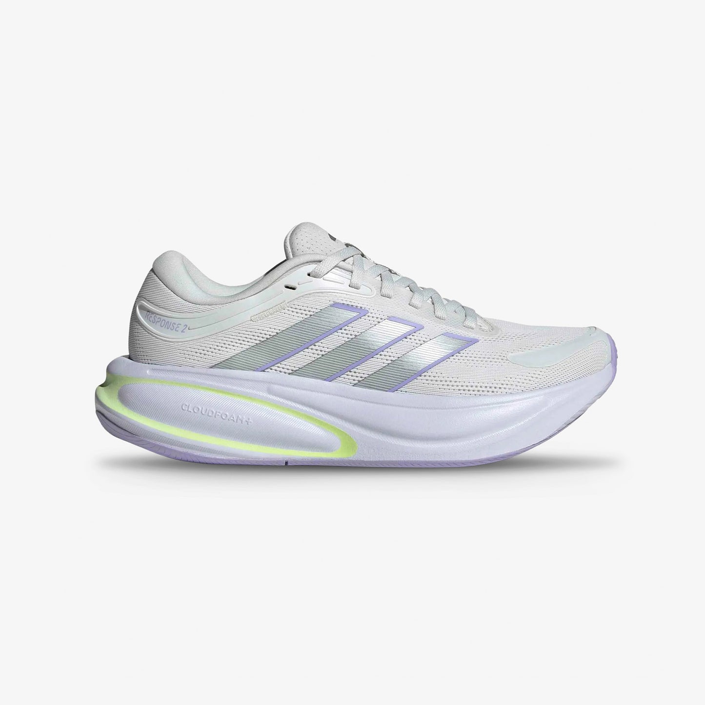 Tenis Adidas Response 2 Mujer Blanco Lila