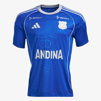 Camiseta Adidas Millonarios Local FC2026 Hombre Azul