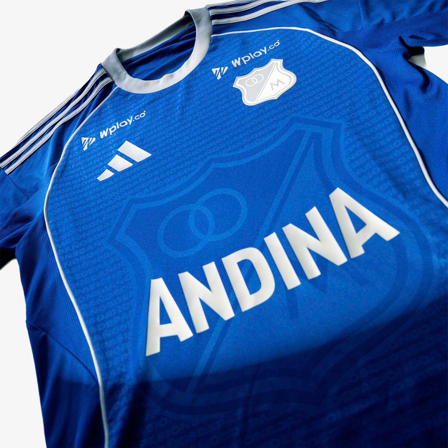 Camiseta Adidas Millonarios Local FC2026 Hombre Azul
