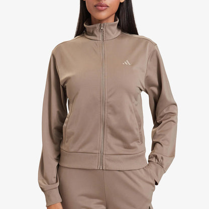 Chaqueta Adidas Essentials Feel Cozy Mujer Beige