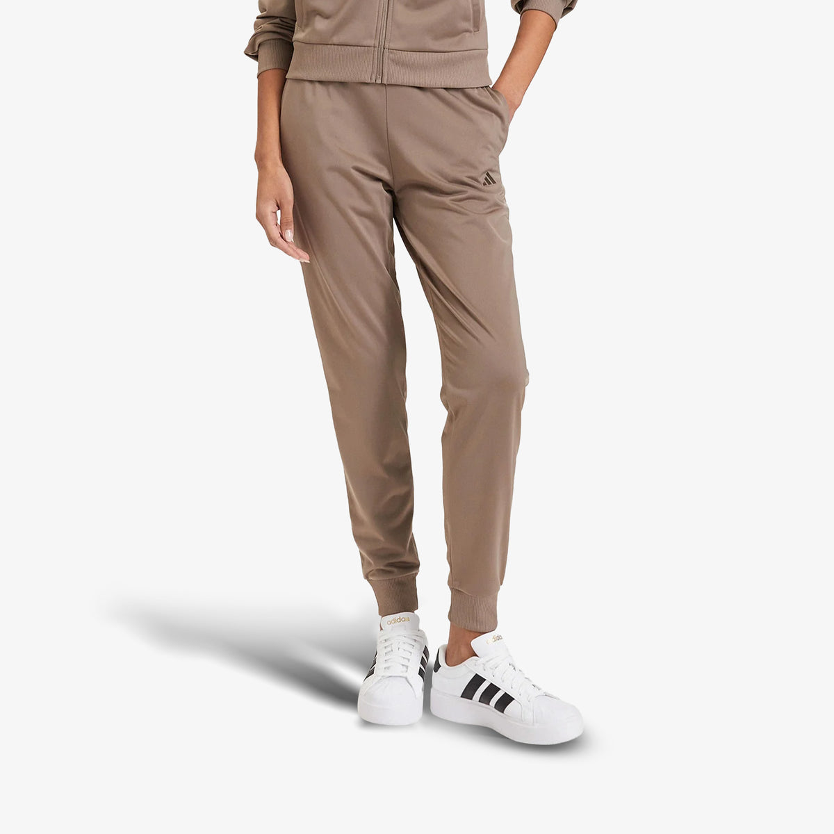 Sudadera Adidas Essentials Feel Cozy Mujer Beige