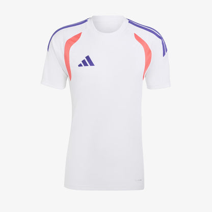 Camiseta Adidas Tiro26 Hombre Blanco Morado