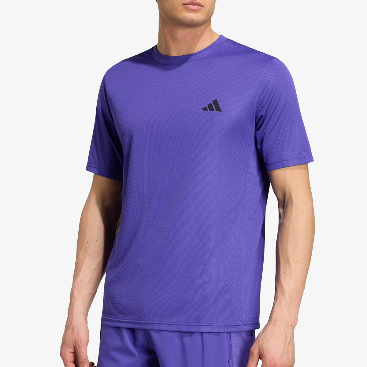 Camiseta Adidas Workout Essentials Hombre Morado