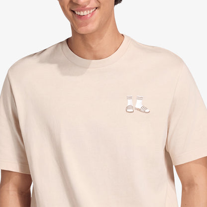 Camiseta Adidas Summer Slide Multiplicity Hombre Beige