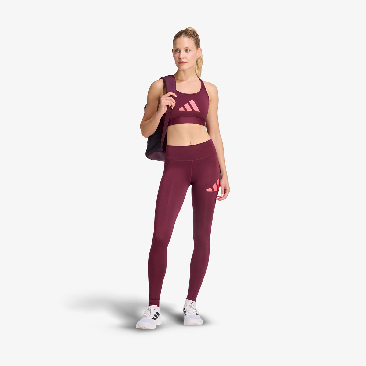 Licra Adidas Essentials Mujer Café