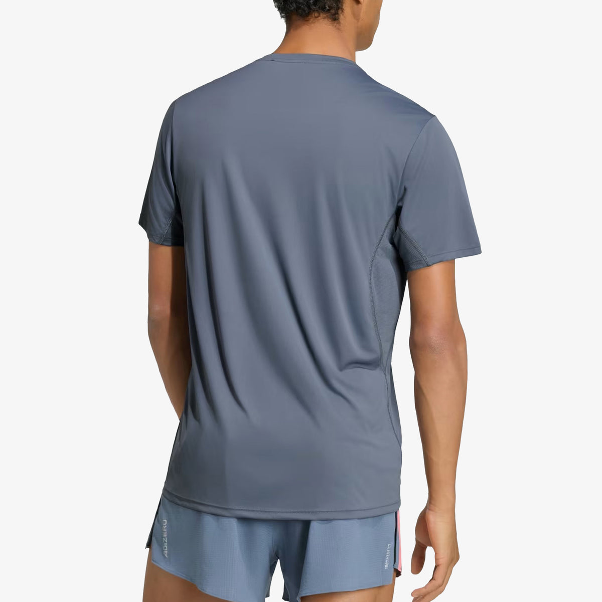 Camiseta Adidas Adizero Essentials Hombre Gris