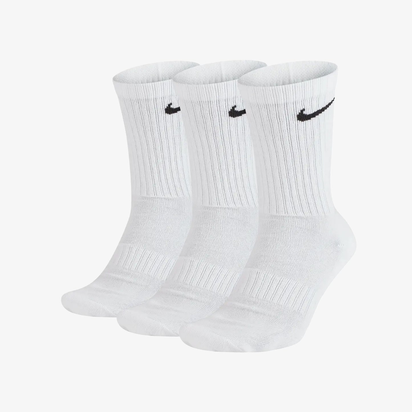 Medias Nike 3P Everyday Cushioned Largas Unisex Blanco