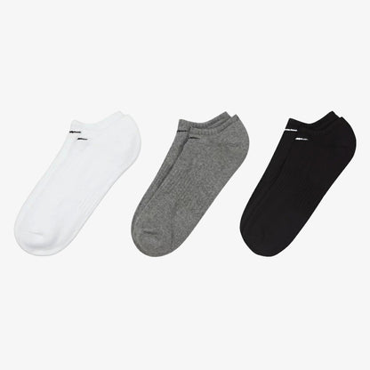 Medias Nike 3P Everyday Cushioned Unisex Blanco Gris Negro