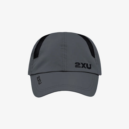 Gorra 2XU Run Gris Negro