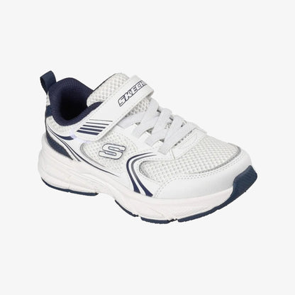 Tenis Skechers Retro Graph Niño Azul Blanco