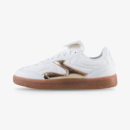Tenis Fila Neto Mujer Blanco Dorado